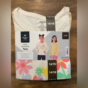 Member’s Mark 2 Pack My Favorite Tee Girls Size 14/16